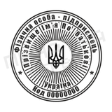 Печатка №10 для ФОП / ТОВ 40мм PS16879 фото